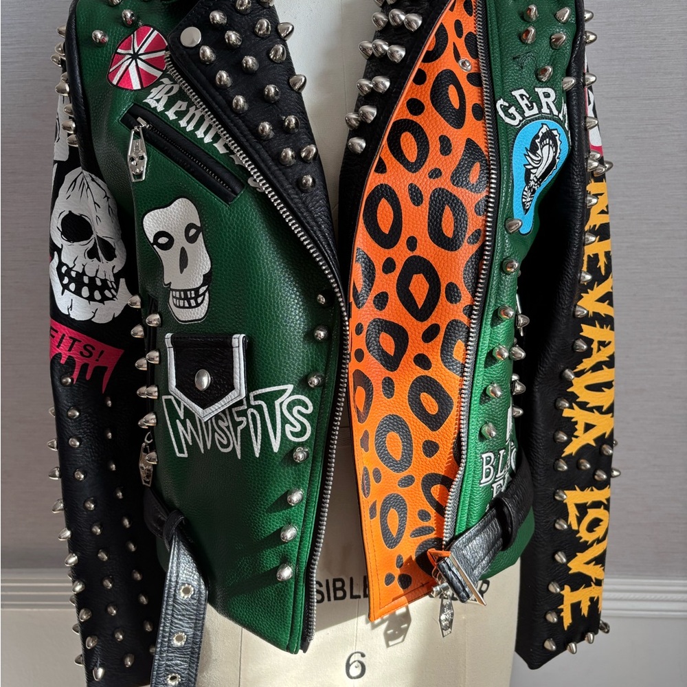 Alberto Makali Black Leather Jacket